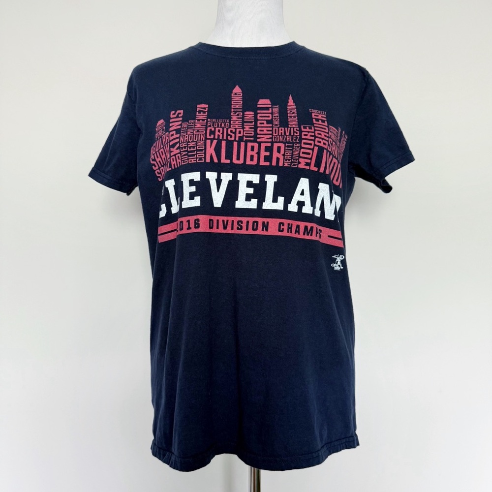 Cleveland Indians 2016 Division Champions T-Shirt Mens Medium MLB World Series